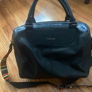 RARE Kipling leather satchel